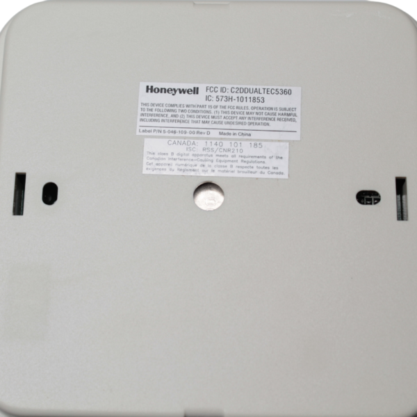 Honeywell Intellisense DT6360STC 360 Degree DUAL TEC Motion Sensor