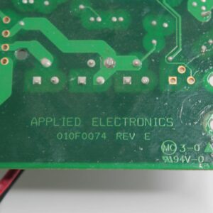 Applied Electronics 010F0074 Rev.E Control Board PC Board
