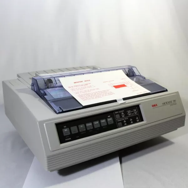 OKI Microline ML590 24-Pin Impact Printer OKIDATA Made in Japan