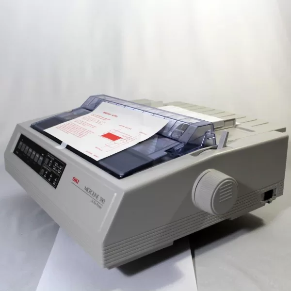OKI Microline ML590 24-Pin Impact Printer OKIDATA Made in Japan