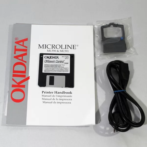 OKI Microline ML590 24-Pin Impact Printer OKIDATA Made in Japan