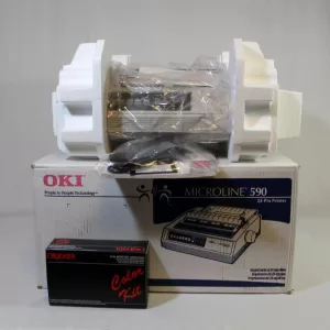 OKI Microline ML590 24-Pin Impact Printer OKIDATA Made in Japan