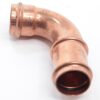 Viega 1 1/4 NSF-61 ProPress Coupling Fitting & 90° street elbow Copper