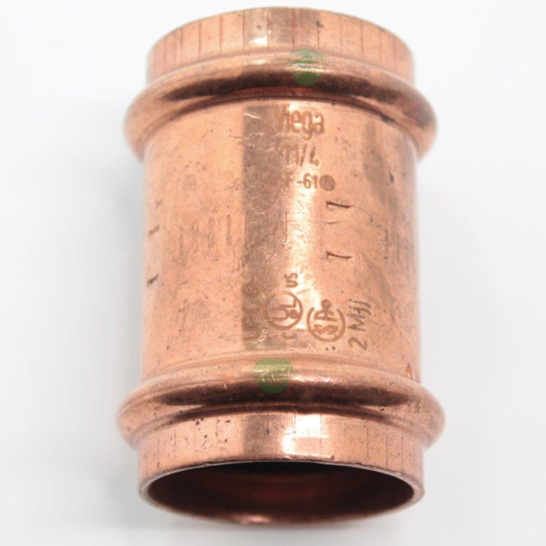 Viega 1 1/4 NSF61 ProPress Coupling Fitting & 90° street elbow