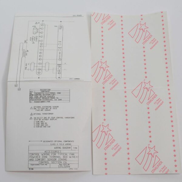 Lennox 18W58 100939-04 Comfort Sensor, Zone, Temperature Display