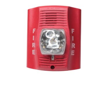 System Sensor P2RHK 2-Wire Horn Strobe, High cd, Red, Outdoor