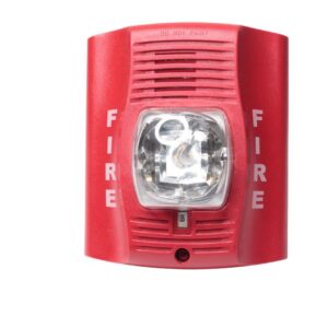 System Sensor P2RHK 2-Wire Horn Strobe, High cd, Red, Outdoor