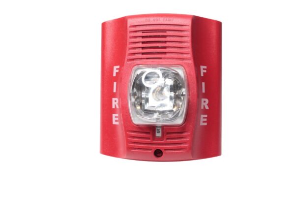 System Sensor P2RHK 2-Wire Horn Strobe, High cd, Red, Outdoor