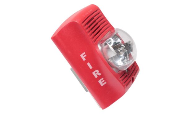 System Sensor P2RHK 2-Wire Horn Strobe, High cd, Red, Outdoor