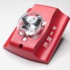 System Sensor SR Strobe STD CD, Red, Wall Mount, FIRE Lettering, Standard Candela