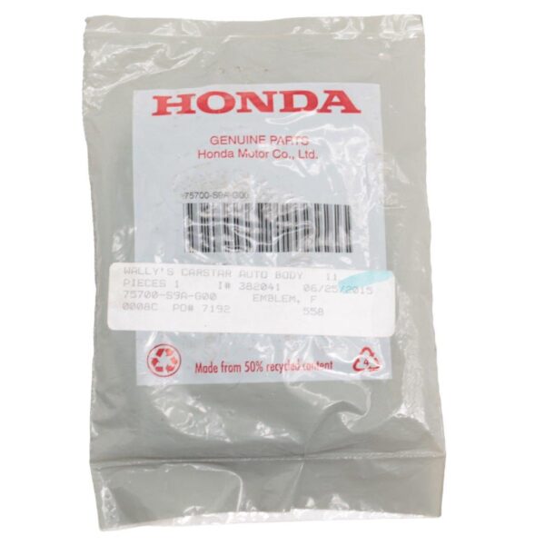 Honda 75700-S9A-G00 Emblem, Front