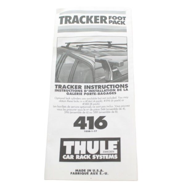 Thule 416 Tracker Foot