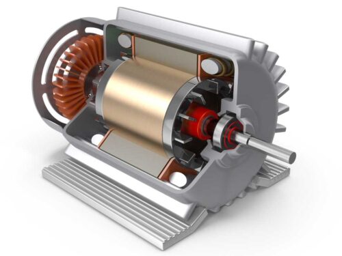 Electric Motor Structure graphics draft