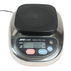 A&D HL-3000WP Washdown Compact Digital Scale 3000 g x 1 g 105.8oz x 0.1oz AND