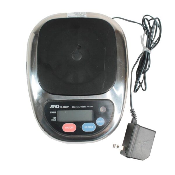 A&D HL-3000WP Washdown Compact Digital Scale 3000 g x 1 g 105.8oz x 0.1oz AND