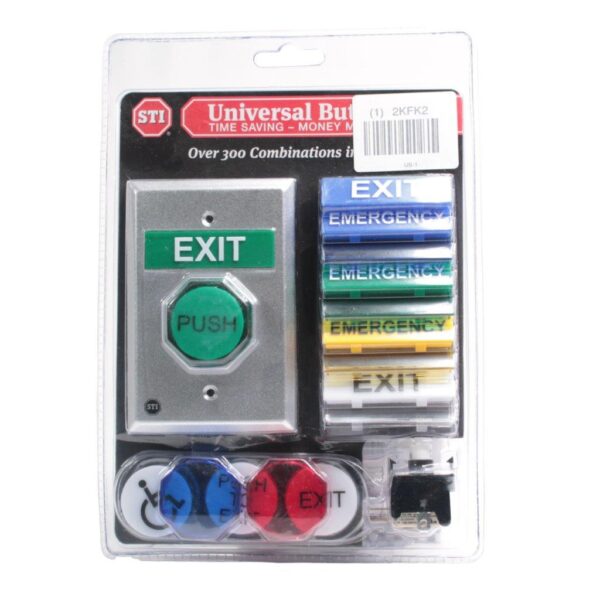 Safety Technology International Push Button Universal 2KFK2