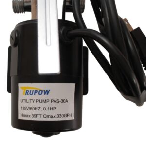 Trupow Utility Pump PAS-30A 1/10HP 330GPH 115-Volt