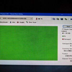 Hard drive 250GB WD2500AAKX test results