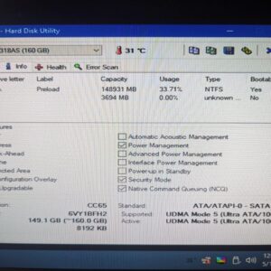 Seagate Barracuda 7200 160 GB 7200RPM SATA 3Gb/s 8MB Cache 3.5 Inch Internal Hard Drive ST3160318AS
