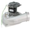 Packard 66847 Draft Inducer Blower Motor, 120V shaded-pole C-frame, 28W, 3000 RPM, 1/30 HP, ball bearings, open enclosure, includes gasket, direct replacement for Rheem 70-22162-81