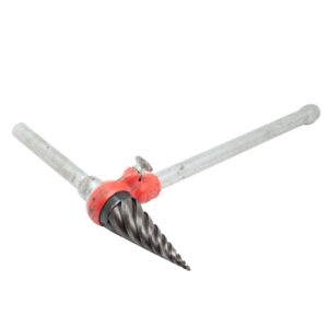 Ridgid 2S Spiral Pipe Reamer Ratcheting (1/8-2) WHandle