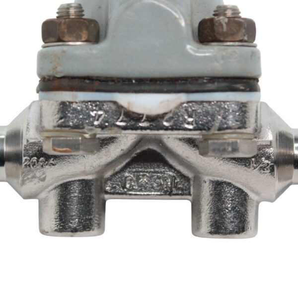ITT Grinnell Dia-Flo R2774 CF3M ½” Diaphragm Valve – Stainless Steel Body, Flanged Ends, Manual Handwheel, Designed for Corrosive and Sanitary Applications