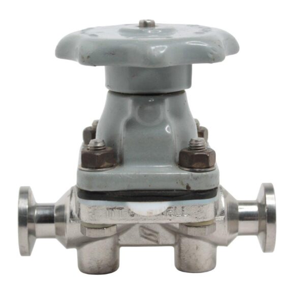 ITT Grinnell Dia-Flo R2774 CF3M ½” Diaphragm Valve – Stainless Steel Body, Flanged Ends, Manual Handwheel, Designed for Corrosive and Sanitary Applications