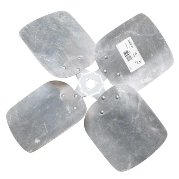 Lau 605587-01 20-Inch 4-Blade Fan – CCW Rotation, ½" Bore, Aluminum Blades, OEM Replacement for HVAC Condenser or Ventilation Units