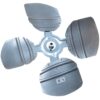 Lau Industries 45C5101 Fan Blade – 3-Blade 24″ Diameter, CCW Rotation, 27° Pitch, Galvanized Steel Construction