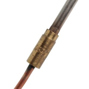 Honeywell Q340A Universal Thermocouple Kit – 30" Length, Push-In Clip, For Pilot Burners in Gas Furnaces and Water Heaters
