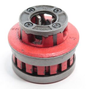Ridgid 12R Manual Die Head for 3/4" NPT Pipe Threading – Handheld Threader Compatible with 12R Ratchet Handle