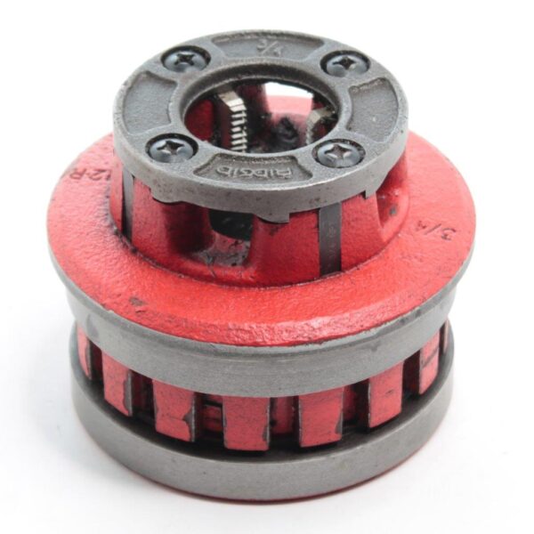 Ridgid 12R Manual Die Head for 3/4" NPT Pipe Threading – Handheld Threader Compatible with 12R Ratchet Handle