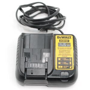 DeWALT 20V MAX Lithium-Ion Compact Battery (DCB201) & Charger (DCB107) Combo 