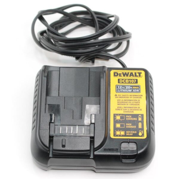DeWALT 20V MAX Lithium-Ion Compact Battery (DCB201) & Charger (DCB107) Combo 