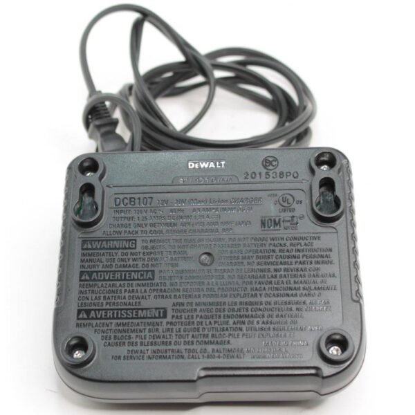 DeWALT 20V MAX Lithium-Ion Compact Battery (DCB201) & Charger (DCB107) Combo 