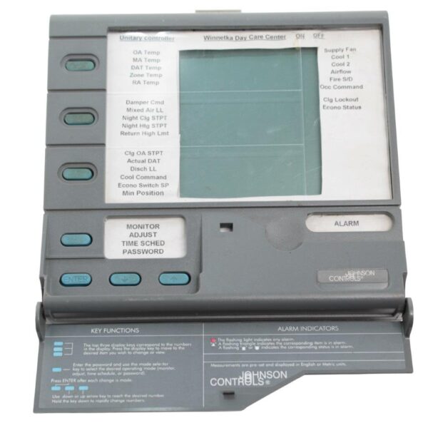 Johnson Controls AS-ZTU100-1 Zone Terminal for Metasys ASC – 24VAC, 18 Analog & 18 Binary Points, LCD Display