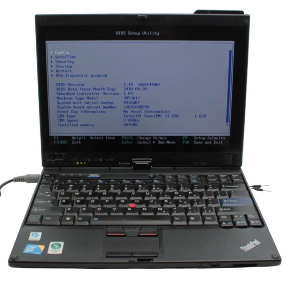 Lenovo ThinkPad X201 Tablet – Intel Core i7 L620, 4GB RAM, 12.1" Convertible Touchscreen