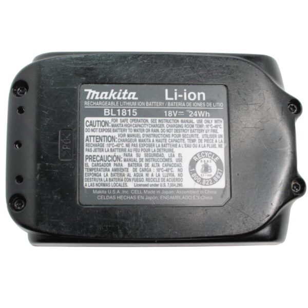 Makita DC18RCT Fast Charger with BL1815 18V 1.5Ah Lithium-Ion Battery