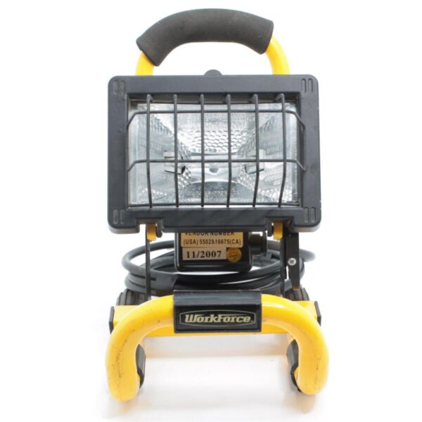 Workforce Halogen Worklight Model WL250SPC-H – 250W Portable Halogen Work Light