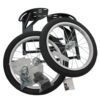 Heavy-Duty Adult Stabilizer Wheels Kit for 24″-27″ Bicycles with 16″ Kenda Tires – Matte Black Steel Frame, Display Unit