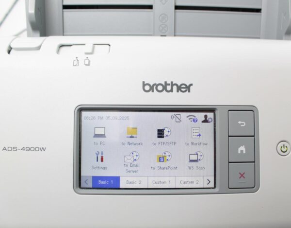 Brother ADS-4900W Professional Desktop Scanner – 60ppm Duplex, Wireless, 100-Sheet ADF