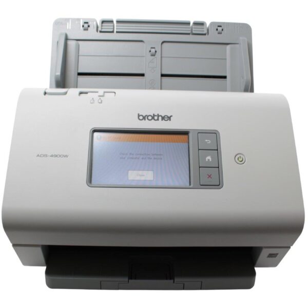 Brother ADS-4900W Professional Desktop Scanner – 60ppm Duplex, Wireless, 100-Sheet ADF