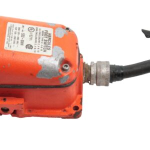 Linemaster Hercules 532-SWH Heavy Duty Foot Switch, Cast Iron, DPDT, Shielded, 20A 125-250VAC