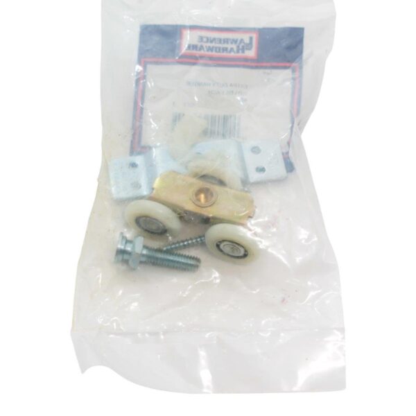 New Lawrence Hardware 572 Universal Pocet Door Rollers 3 Wheel Extra Duty Hanger, 100 LBS each
