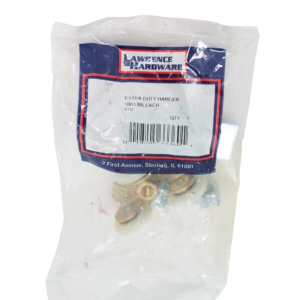 New Lawrence Hardware 572 Universal Pocet Door Rollers 3 Wheel Extra Duty Hanger, 100 LBS each