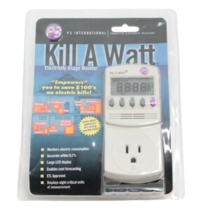 P3 International KILL A WATT Model P4400.01 Electricity Usage Monitor – Energy Consumption Analyzer