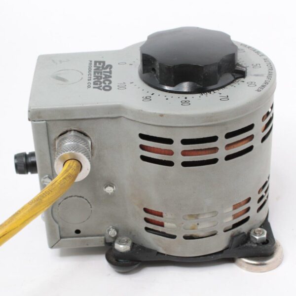 Staco Energy 3PN1020B Variable Autotransformer, 220–280V AC, 10A, 2.8kVA Output