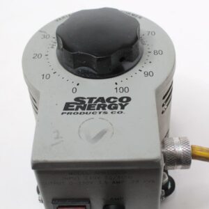 Staco Energy 3PN1020B Variable Autotransformer, 220–280V AC, 10A, 2.8kVA Output