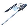 Action Electric Drum Pump ACT-HDESS with upgraded Marathon 5KC39RN44GX 1 HP 115/208-230V 3450 RPM motor, 316 SS wet end, Teflon/Viton seal, 3/4″ FPT outlet, EPDM 1″-ID hose; max head 10.0 ft (water); viscosity guidance up to 2000 cPS