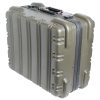 Military-Ready Standard Electronic Tool Case 19.5×10.25×16.5 in, HDPE rugged chassis, spring-loaded handle, foam-customizable lower bay, -40°F to +185°F
